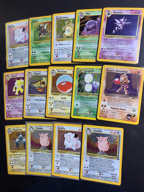 40 Vintage Original Pokemon Cards Holo Rares And 1st Editions Etsy