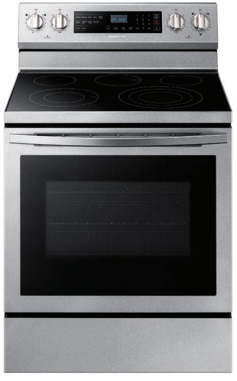 Samsung Ne59r6631ss 30 Inch Freestanding Electric Range With 5 Elements
