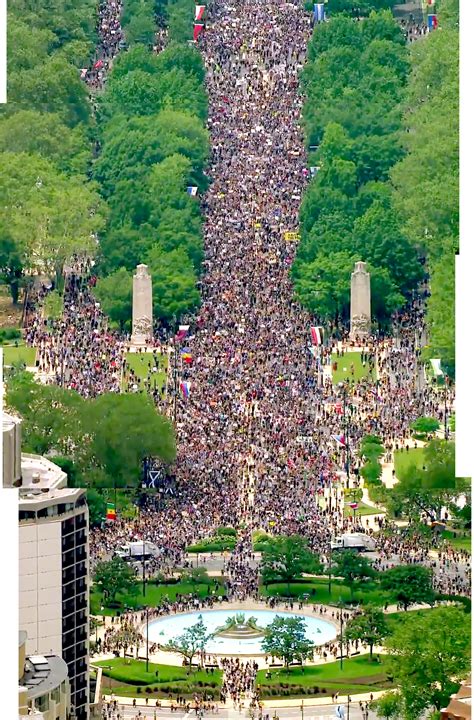 Birds Eye View Of Protests Across The Us And Around The World The