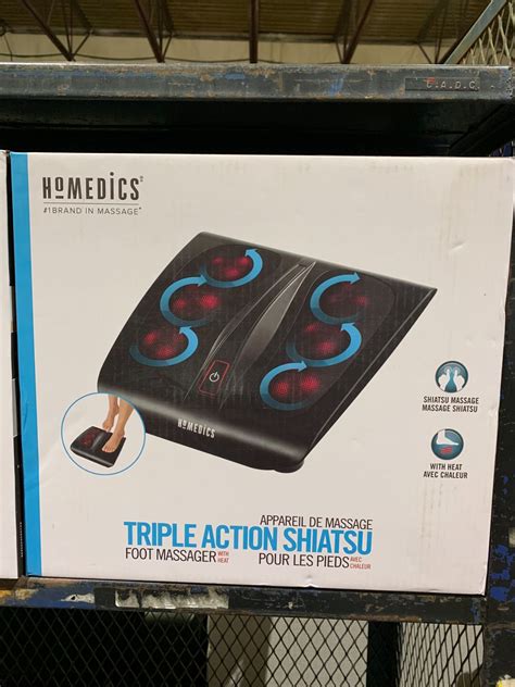 Homedics Triple Action Shiatsu Foot Massager With Heat Able Auctions