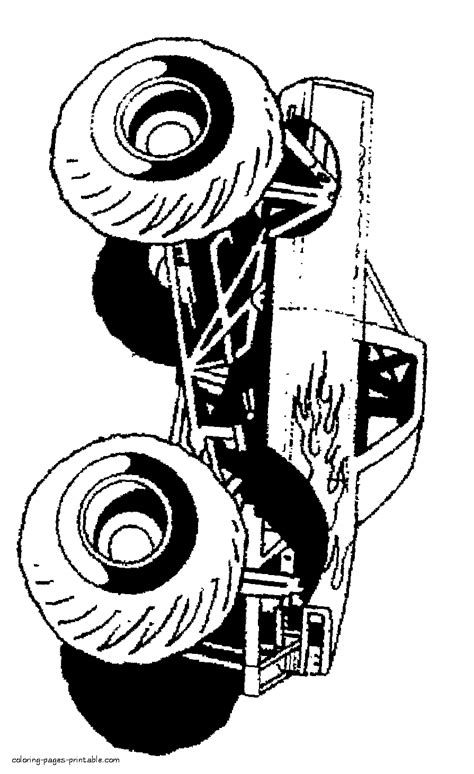 Free monster truck coloring pages for kids to download or to print. Monster truck coloring pages for boys || COLORING-PAGES ...