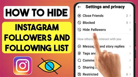 How To Hide Instagram Following And Followers List New Update Hide
