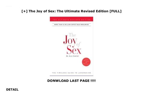 The Joy Of Sex The Ultimate Revised Edition Full