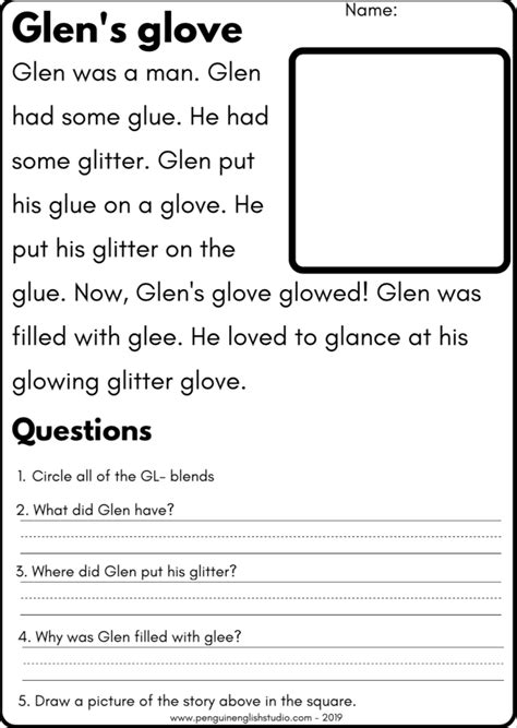 We have crafted many worksheets covering various aspects of this. Blend Reading Worksheet - GL, GR, PL, PR Sound - Madebyteachers