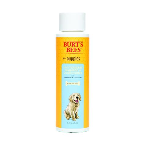 Burt's Bees 2 in 1 Tearless Puppy Shampoo & Conditioner, 16 fl.oz. | Petco | Puppy shampoo, Pet