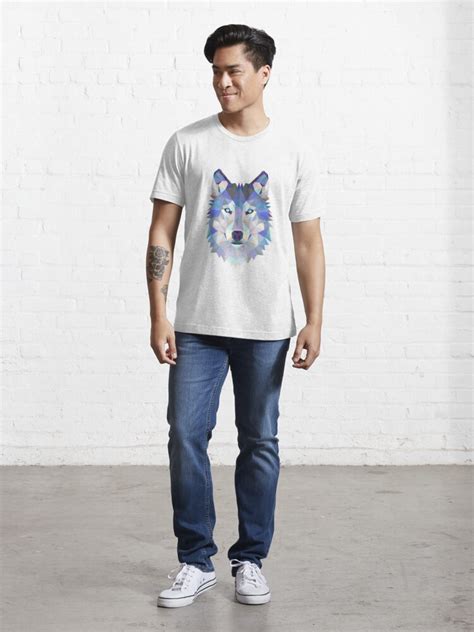 Geometric Wolf T Shirt For Sale By Tob3ster97 Redbubble Wolf T