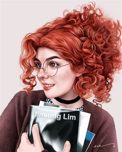 Red Hair By Jinsung Limipad Proapple Pencilprocreate Painting 프로크리에이트