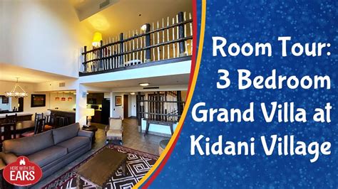 Akl Kidani Village 3 Bedroom Grand Villa Savanna View Room Tour