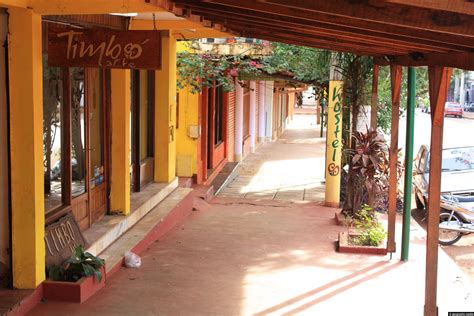 Typical Street In Puerto Iguazú Geographic Media