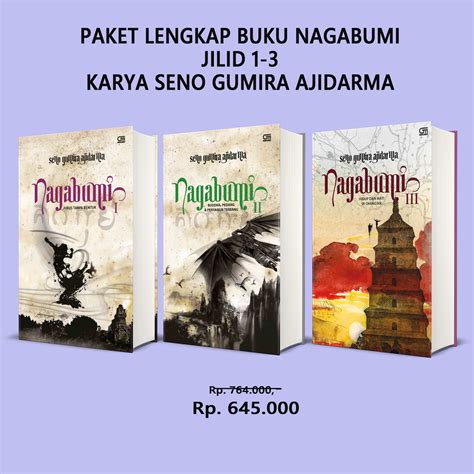 Paket Lengkap Buku Nagabumi Jilid 1 3 Karya Seno Gumira Ajidarma
