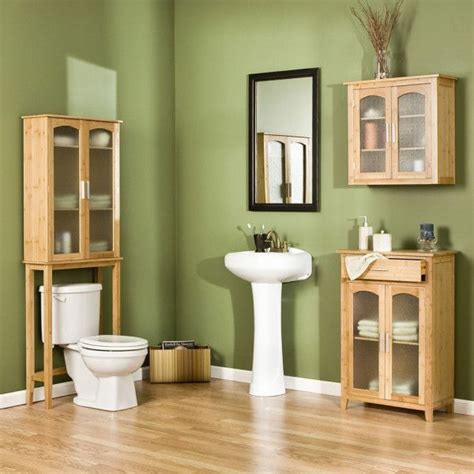 Natural And Elegant Bamboo Bathroom Furniture Bamboo Bathroom Green