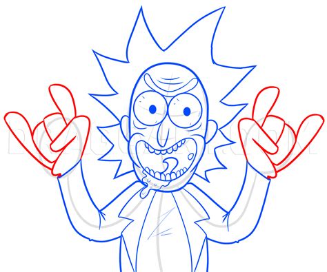 The adventures of rick and morty, however, take place across an. How To Draw Tiny Rick From Rick And Morty, Step by Step ...