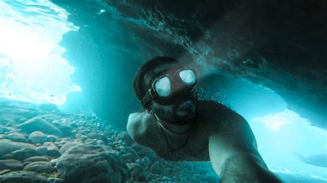 Exploramos Unas Cuevas Submarinas En Una Cala Secreta💦 Guille What