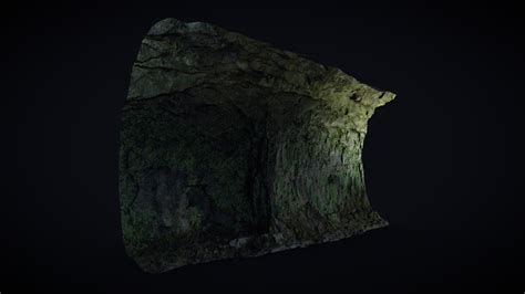 Rock Wall Scan In A Cave Environment Download Free 3d Model By