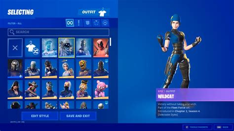 Fortnite Ultra Stacked Og Acc Og Skull Wildcat 350 Skins Full