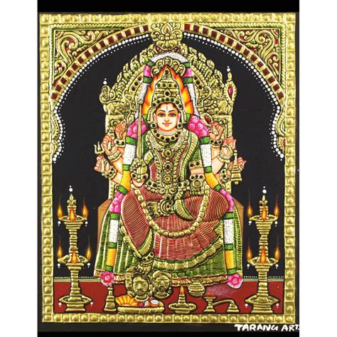 Tanjore Painting Samayapuram Mariamman