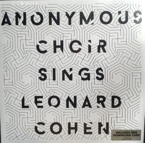 anonymous choir sings leonard cohen releases discogs