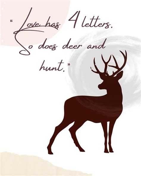 Funny Deer Quotes Printable Hunting Quotes Etsy