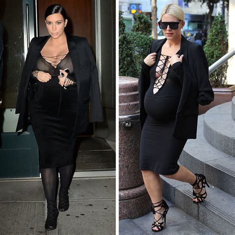 What Happened When 1 Pregnant Woman Tried Kim Kardashians Maternity Style
