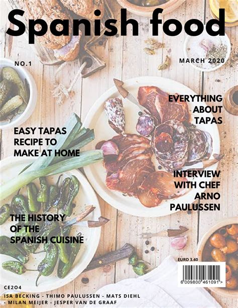 Spanish Food Magazine By Flipsnack