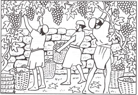 The laborers in the vineyard coloring page. Vineyard and The o'jays on Pinterest