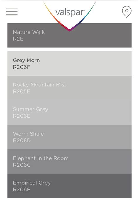 Maybe you would like to learn more about one of these? Valspar grays | Valspar paint colors gray, Farmhouse paint ...