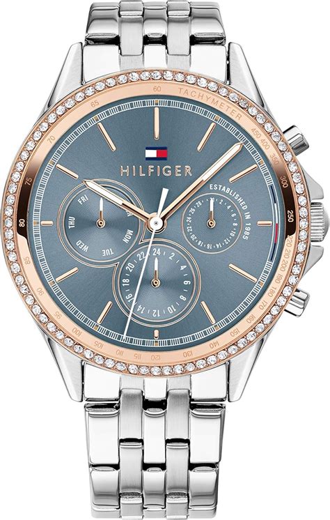 Tommy Hilfiger Womens Multi Dial Quartz Watch With Stainless Steel