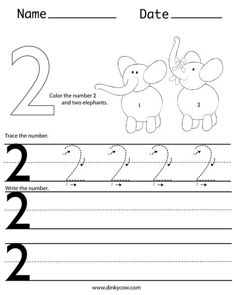 Trace Number 2 Worksheet The Best Worksheets Image Collection Free