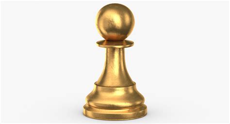 Chess Piece 02 Pawn 3D TurboSquid 1598584