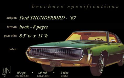 1967 Ford Thunderbird Brochure