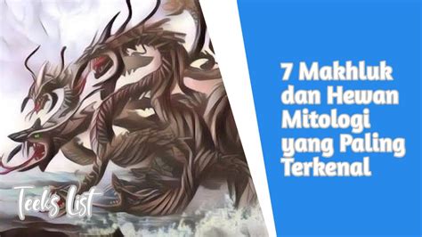 7 Makhluk Mitologi Yang Paling Terkenal Youtube