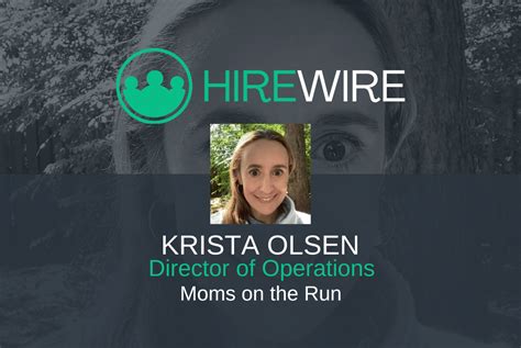 Moms On The Run Announces Krista Olsen As Director Of Operations Franchisewire