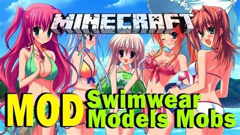 Minecraft Swimwear Model Mobs Mod Youtube