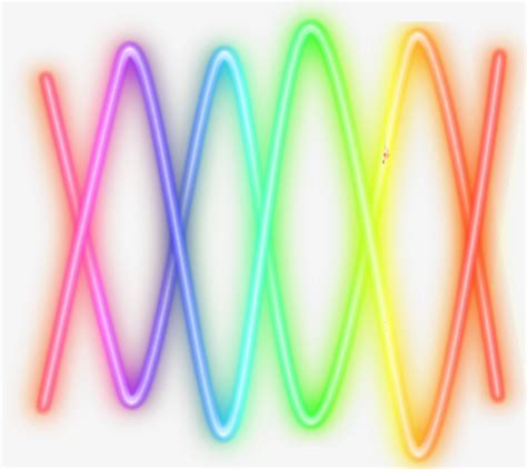 Glow Neon Glowing Zigzag Freetoedit Graphics Hd Png Download