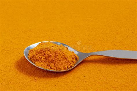 Turmeric Powder Is Orange In Color Natural Useful Healing Spice From