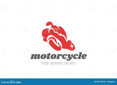 Motorcycle Motor Bike Logo Design Vector Moto Stock Vector