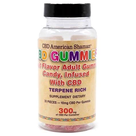 Cbd American Shaman Cbd Gummies 10 Mg 30 Ct