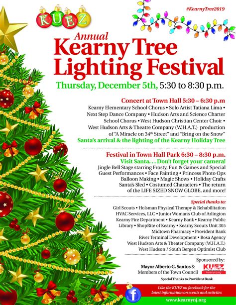 Annual Kearny Kuez Holiday Tree Lighting Festival