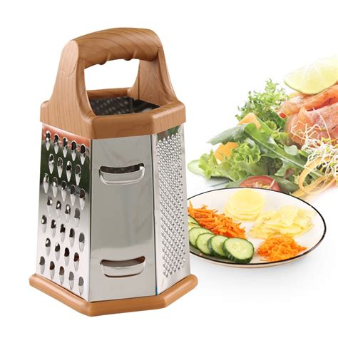 Multi Functional Six Side Stainless Steel Vegetable Chopper Cutting