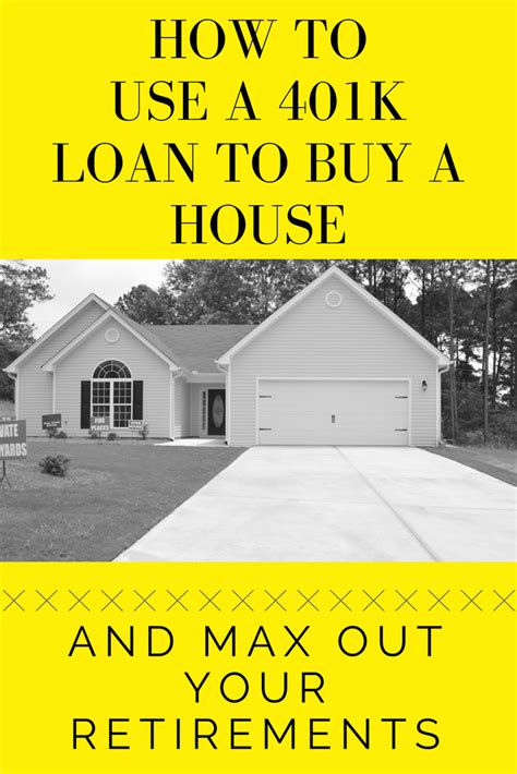 Can I Take A 401k Loan To Buy A House House Poster