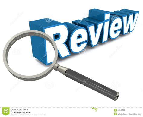 Review stock illustration. Illustration of review, background - 49949703