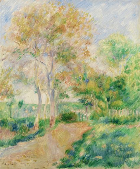 Paysage Dautomne By Pierreauguste Renoir Free Public Domain