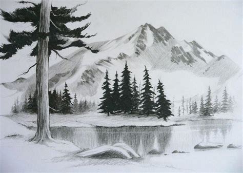 Landscape Drawing In Pencil Pdf At Getdrawings Free Download