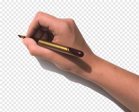 Person Holding Gold And Brown Fountain Pen Paper Pen Handwriting Take
