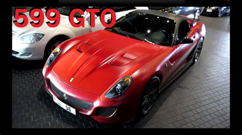 Matte Red Ferrari 599 Gto Youtube