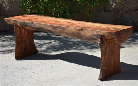 Diy Log Bench With Back Earle Dozier