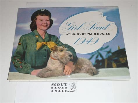1949 Official Girl Scout Calendar