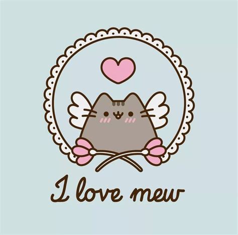 Pusheen I Love Mew Check Our Pawsome Store If You Love Cats 👉