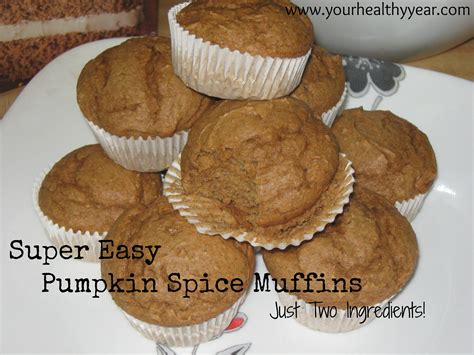 Super Easy Pumpkin Spice Muffins Just Two Ingredients