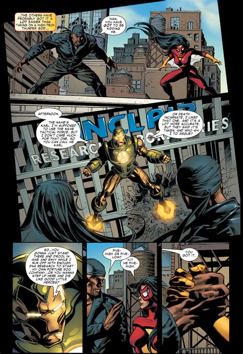 Luke Cage And Spider Woman Vs Tactical Force Comicnewbies